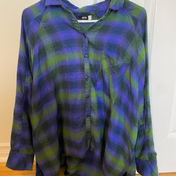 Urban Outfitters BDG Flannel Button Down Shirt - Picture 4 of 4